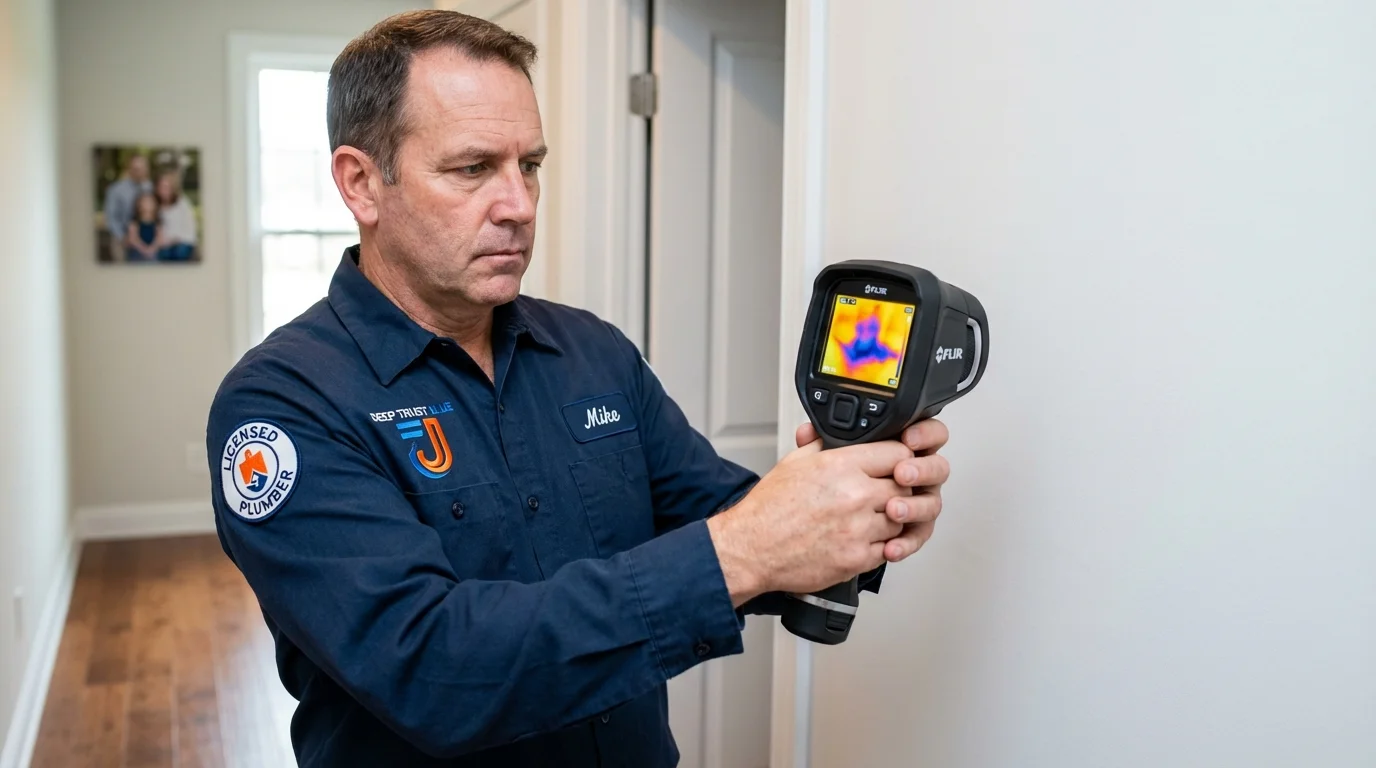Thermal imaging leak detection by Johns Plumbing LLC in Olivehurst